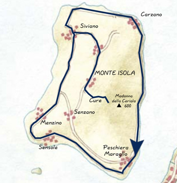 Mappa Monte Isola