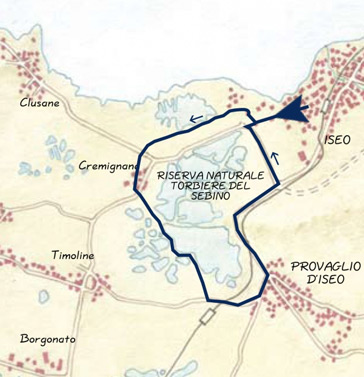 Mappa Torbiere del Sebino